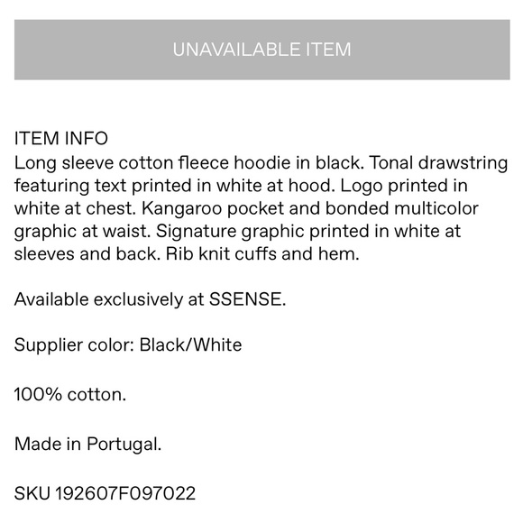 OFF WHITE HOODIE - Picture 14 of 15